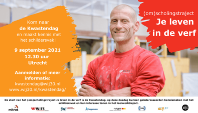 Kwastendag 9 september 2021: leerling onderhoudsschilders gezocht