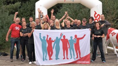 Team WIJ 3.0 finisht estafetteloop Socialrun 2021