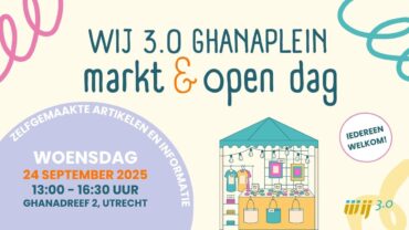 Lees meer over het artikel Markt en Open Dag WIJ 3.0 Ghanaplein woensdag 24 september